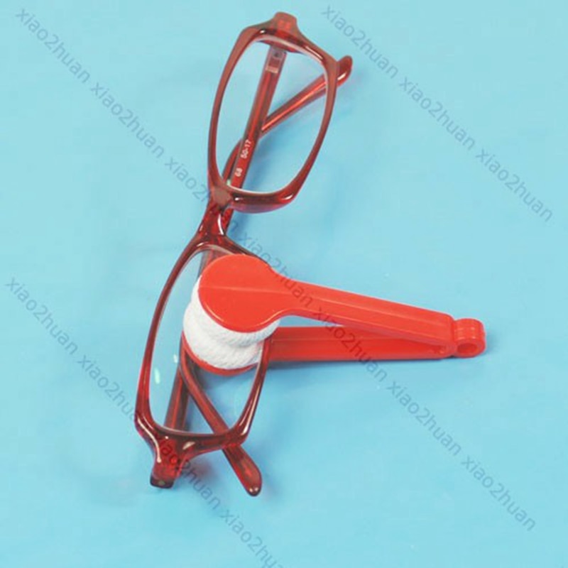 1Pcs Mini Microvezel Bril Cleaner Microvezel Brillen Zonnebrillen Lenzenvloeistof Clean Wipe Gereedschap WY2703