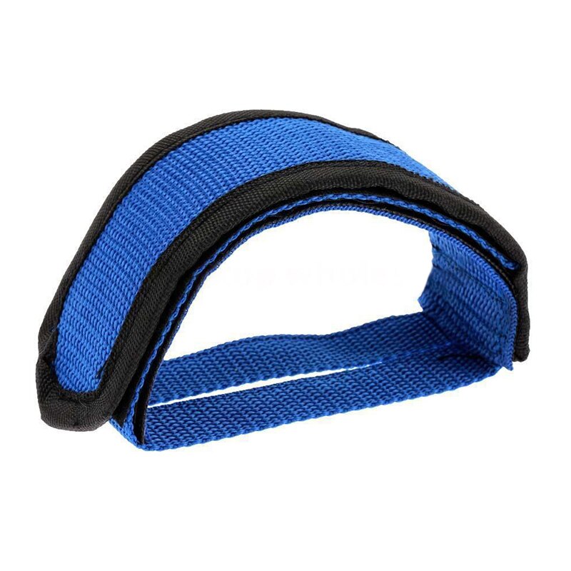 Cubierta Ultra ligera para pies y arnés de bicicleta, cubierta para boca de perro, correa para los dedos del pie, piñón fijo para exteriores, ciclismo deportivo correa para Pedal: blue