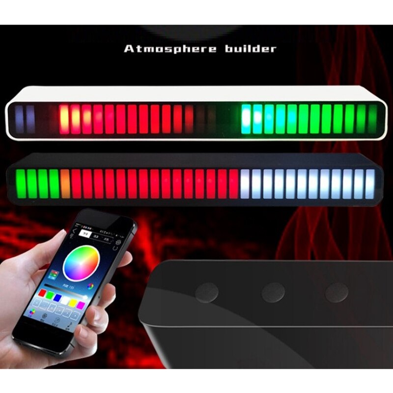 LED Strip Light Sound Control Pickup Rhythm Light Music Atmosphere Light RGB Colorful Tube USB Lamp Light
