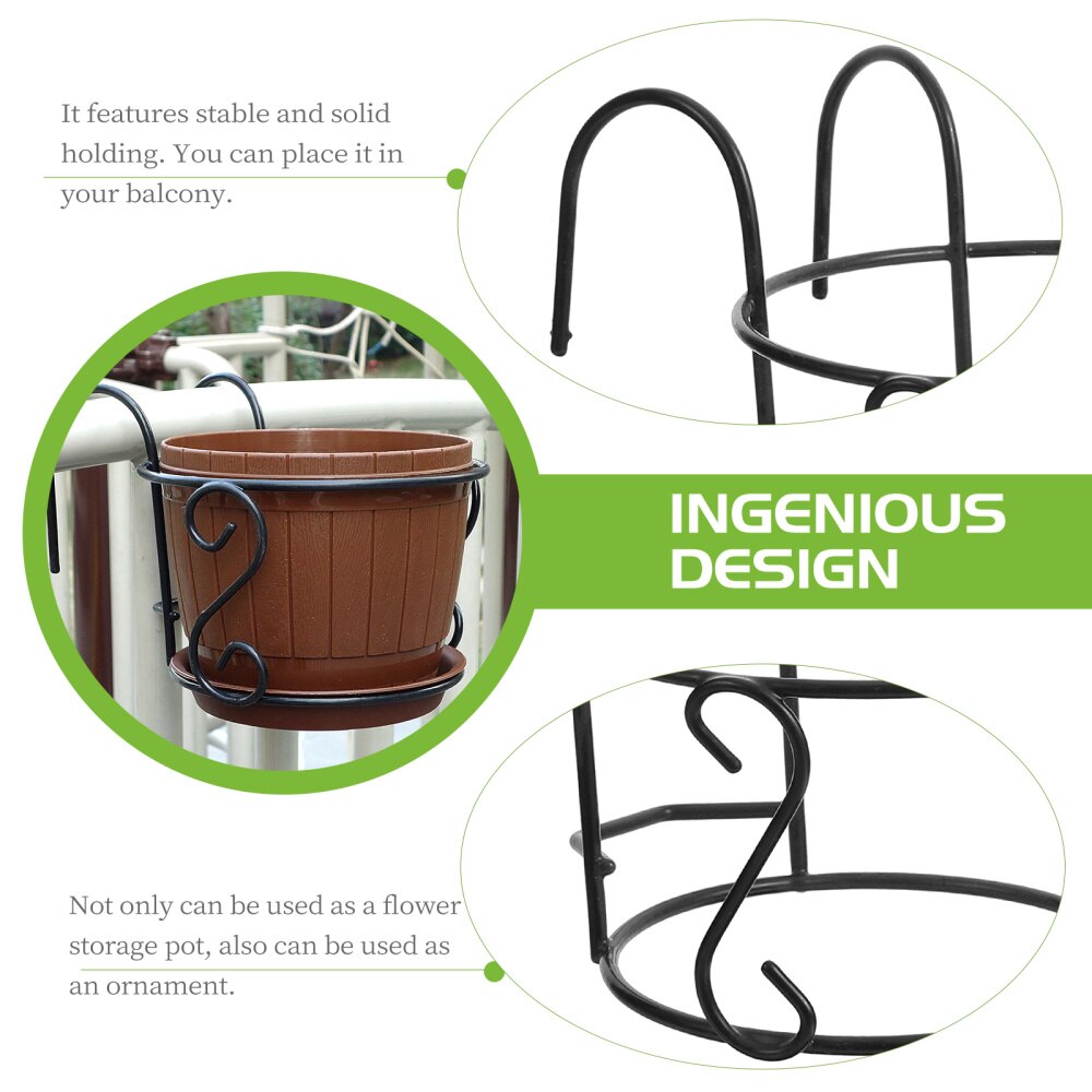 Wiszące wiaderko na kwiaty premia balkon ogród dekoracja domu doniczka