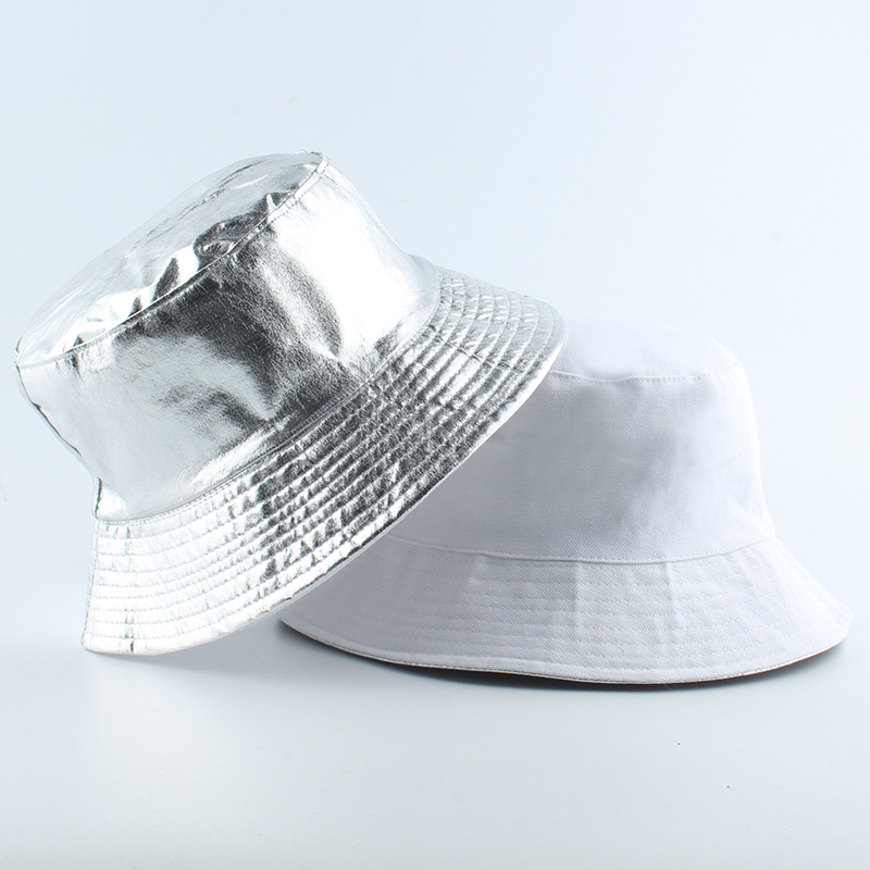 Streetwear læder fiskehat vendbar bøttehat harajuku hip hop kasketter sommer solhatte til kvinder mænd
