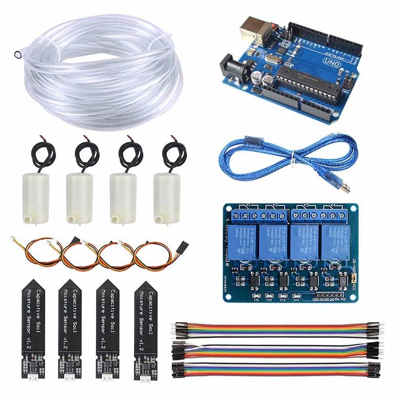 Kit D'arrosage Automatique Flintronic - 6 Sacs 3,5L Avec Contrôle De Débit Réglable