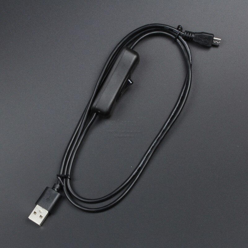 Raspberry Pi 3 USB To DC Cable 5V 2.5A With Switch Micro USB Cable Charger AC Power Supply For Raspberry Pi 4 5V 3A Type C Cable