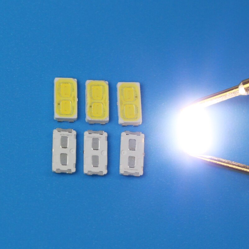Tkdmr 120 stuks/partij lg smd led 6030 6v 1w koud wit voor tv achtergrondverlichting led kralen