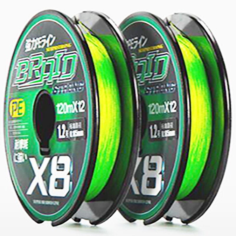 120M Original Silk PE Line Main Line 8 Strands Braided Fishing Line Special Lure Line Imported from Japan