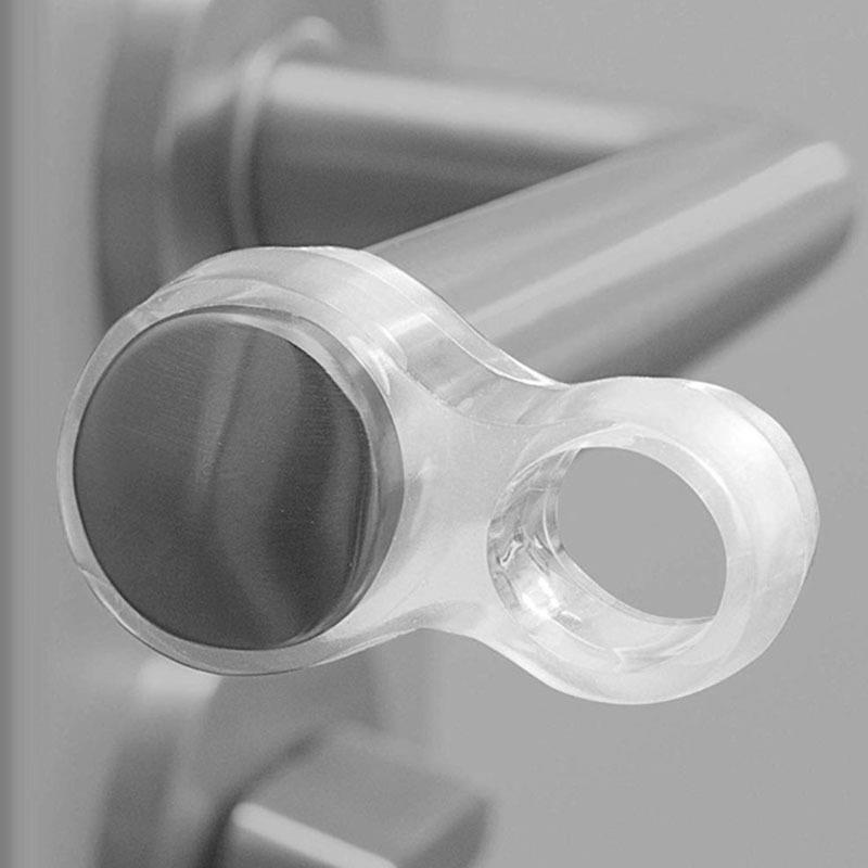 Griffe Türstopper Silikongel Türstopper Transparenter Wandschutz Türknauf Stoßstange Möbelschutz Pad Griff Puffer