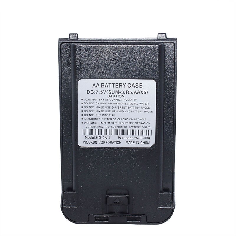 Wouxun – walkie-talkie KG-UV8D 5xAA, boîtier avec batterie 7.5V, pour Radio Wouxun KG-UV8D/ Plus KG-UV8E (sans batterie)