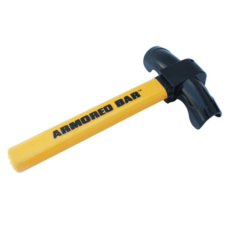 Candado antirrobo de alta seguridad para volante de coche, en forma de T, duradero, amarillo, para SUV, camión, 1 unidad