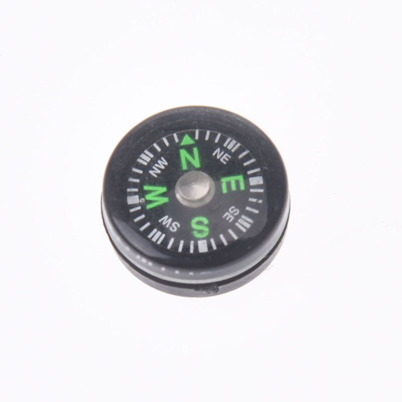 12Stck 15mm Schnalle Mini Kompass Für Paracord draussen Camping Wandern Reise Notfall Überleben Navigation Werkzeug Kompass