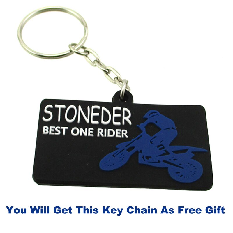 STONEDER 10x10mm Blau Gummi Kette Rolle Für 50cc-250cc SSR YCF IMR Apollo Kayo Braaap Lifan YX DHZ GPX Schmutz Fahrrad Motorrad