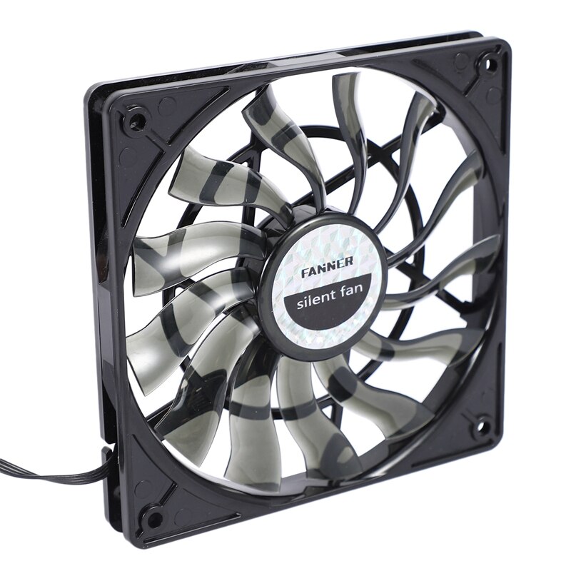 Dunne 12mm dikte 120 x 120 x 12mm 12v desktop computer host stille ventilator met snelheid 12cm behuizing koelventilator