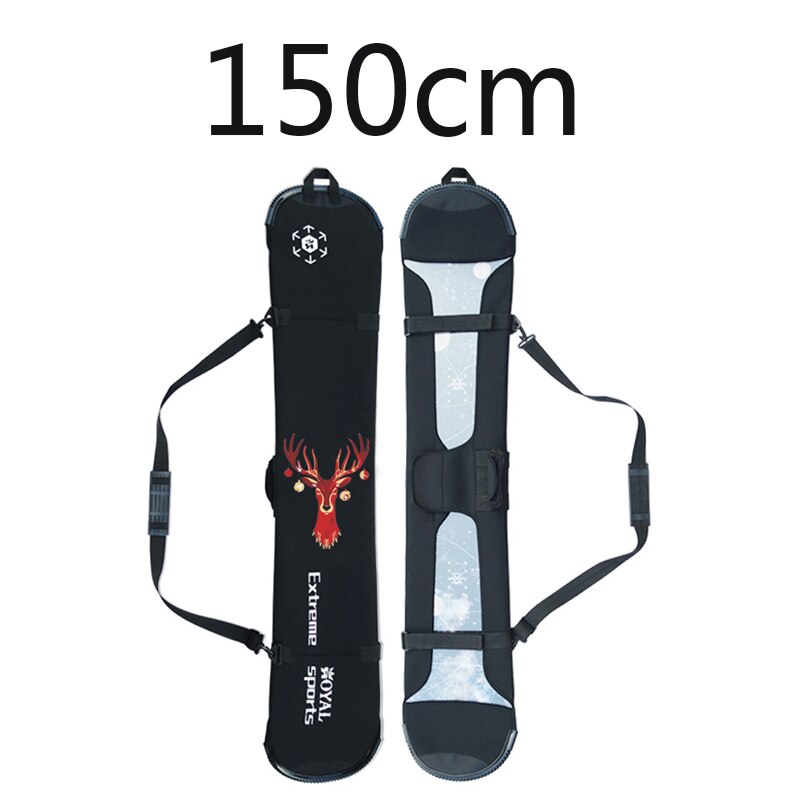 Snowboard board sæt dumplings snowboard taske snowboard anti-ridse anti-rust finer klinge beskyttelse 155: Lysegul