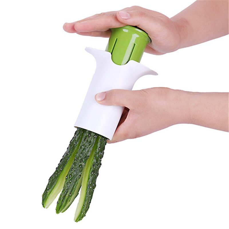 Stainless Steel Cucumber Manual Slicer Kitchen Multifunctional Carrot Cutter Fruit And Vegetable Cutting Tool