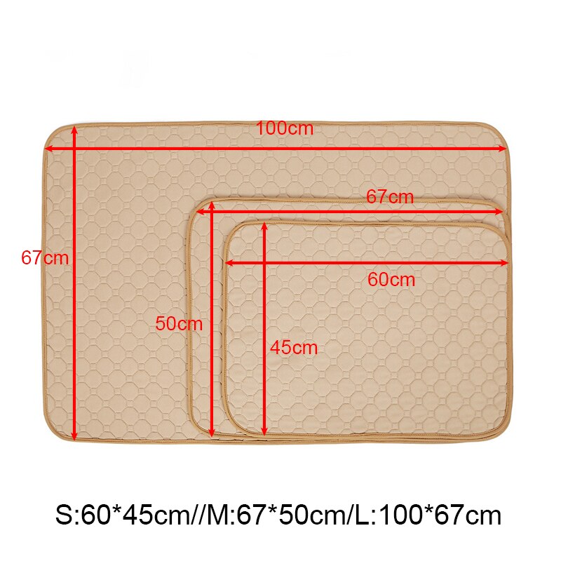 Alfombra absorbente de orina para perros y gatos, almohadilla impermeable para Entrenamiento de mascotas, pañal para uso de mascotas, esterilla de larga vida útil para orina, producto para mascotas