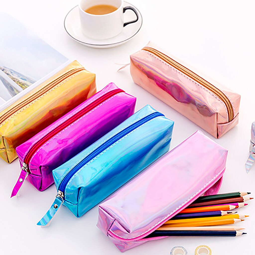 School Supplies Stationery Storage Bag Pen Pencilcase Lightweight Cosmetic Travel Makeup Bags Large Capacity storage Holder