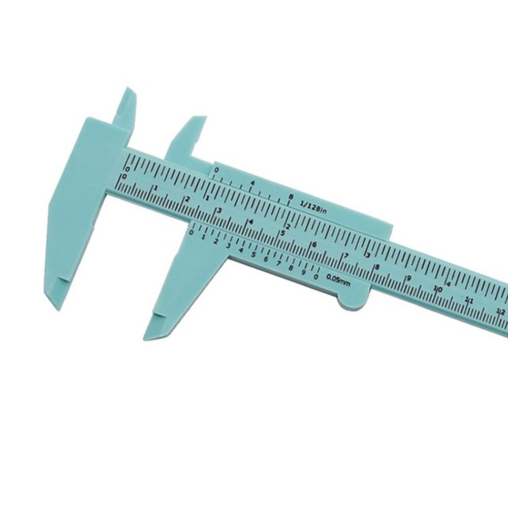 150 mm diy værktøj træbearbejdning vernier caliper metalbearbejdning mikrometer vvs model målere blænde dybde diameter måle værktøj: Grøn