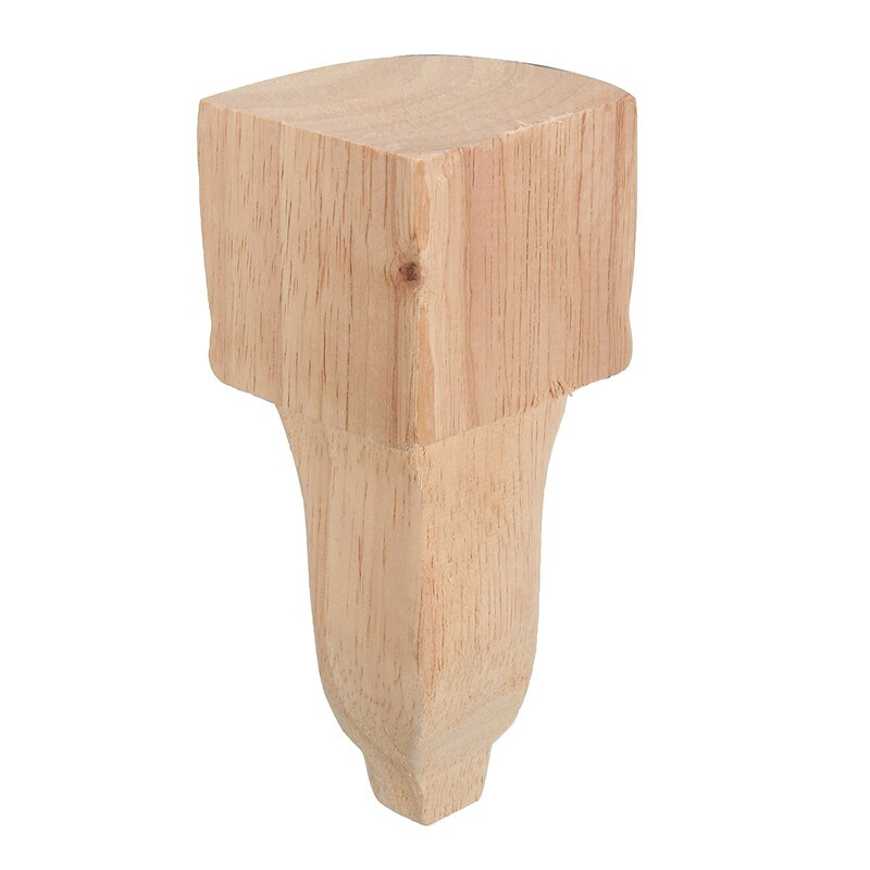 Pieds de meuble en bois massif sculpté Style européen, 4 pièces 10x6cm, pieds de meuble TV