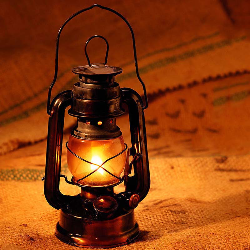 Retro Klassieke Kerosine Lamp 4 Kleuren Kerosine Lantaarns Lont Draagbare Verlichting Versiering Ty