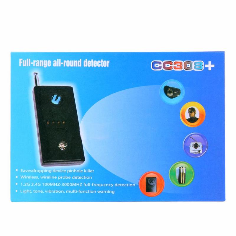 CC308 + Drahtlose Signal Bug Detektor Pinhole-proof Kamera Eavesdropper Privatsphäre Schutz GPS Finder Tracker