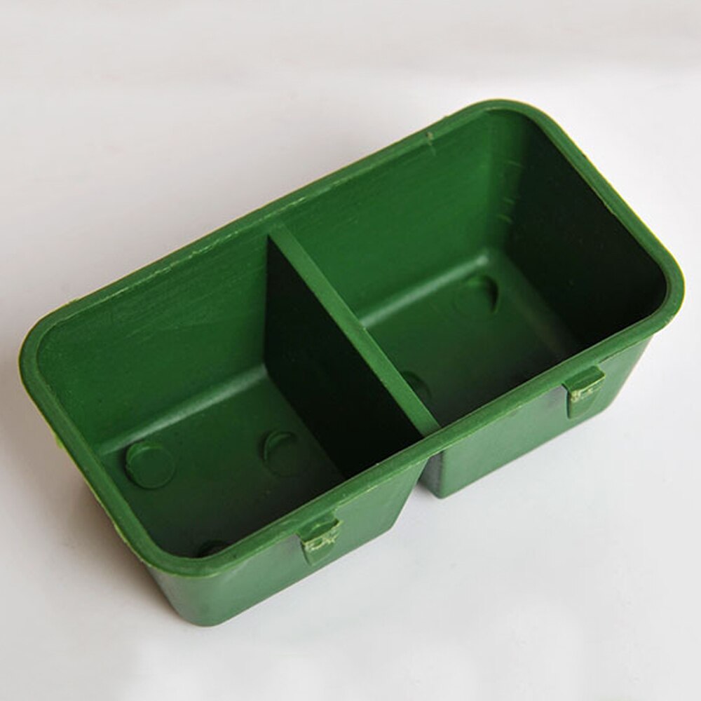 Practical Double Groove Bird Feeder Food Tray Parrot Waterer Hanging Animal Water Bowl Bird Supplies Drinking Cups Pet Products