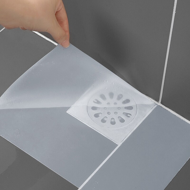 Usynligt badeværelse toilet gulvafløb deodorant dæksel anti-insekt blokering anti lugt tætning silikone kloak deodorizing klistermærke