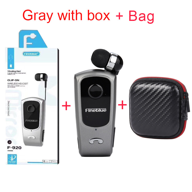 Fineblue F920 Wireless Earphone Bluetooth Headset Ears in Lotus with Wire Clip Earphones Earbuds Retractable Headphone: MULTI