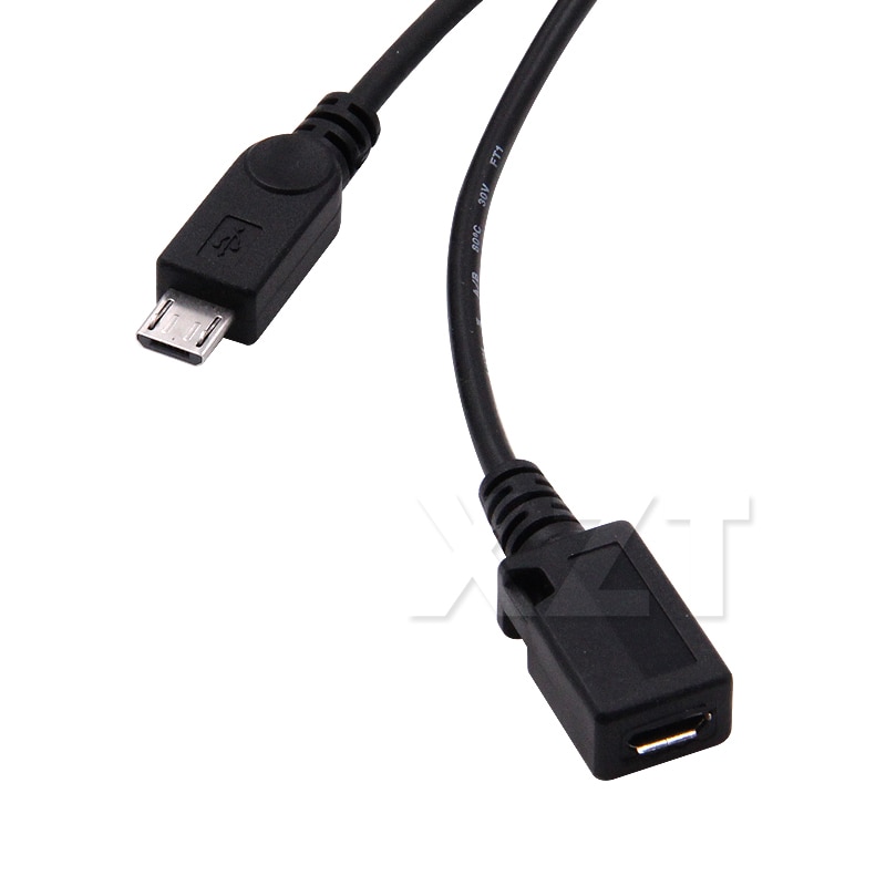 Newest 1 in 2 OTG Micro USB Host Power Y Splitter USB Adapter to Mirco 5 Pin Male Female Cable