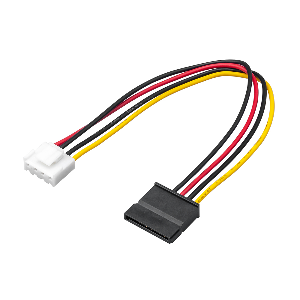 4 Pin to SATA Female Hard Drive Power Adapter Cable Compatible with Hikvision Video Recorder