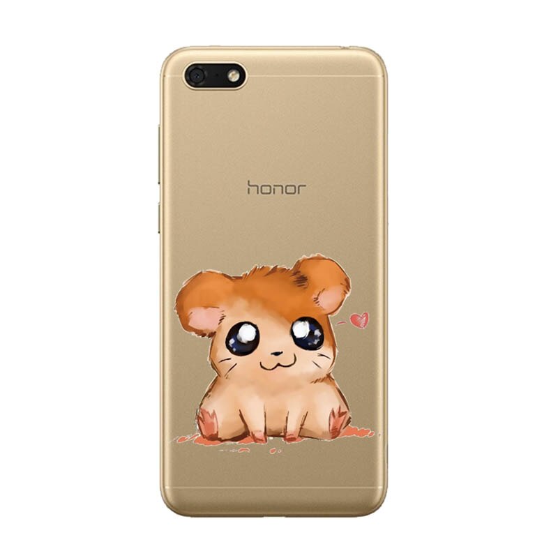 Siliconen Kat Case Voor Huawei Honor 7A Case 5.45 "Inch Zachte Telefoon Case Voor Honor 7A 7 Een DUA-L22 russische Back Cover Coque Bumper