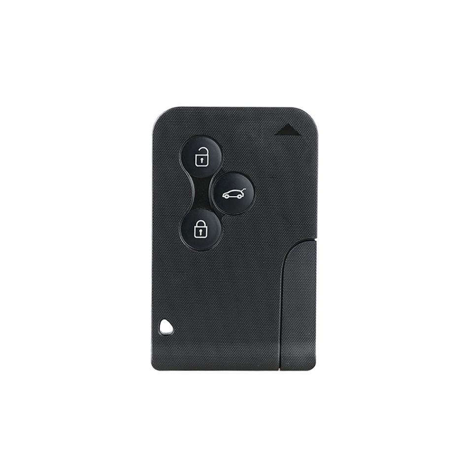 3 Buttons Keyless Entry Replacement Key Remote Fob Card Shell Case Remote Key Case Fit for Renault Clio Renault Megane