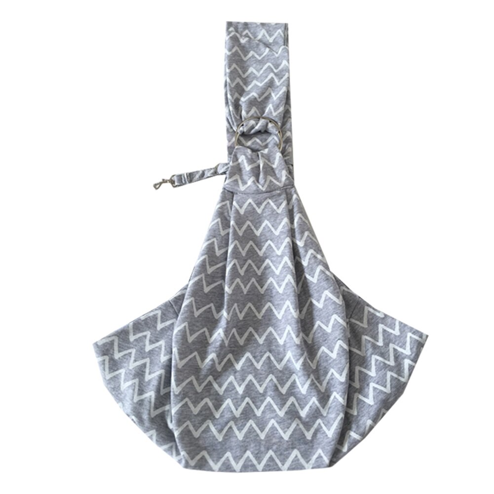 Soft Adjustable Double-sided Travel Sling Carrier Bag Functional Hand-free Pet Backpack Reversible Safe Tote Pouch Sling