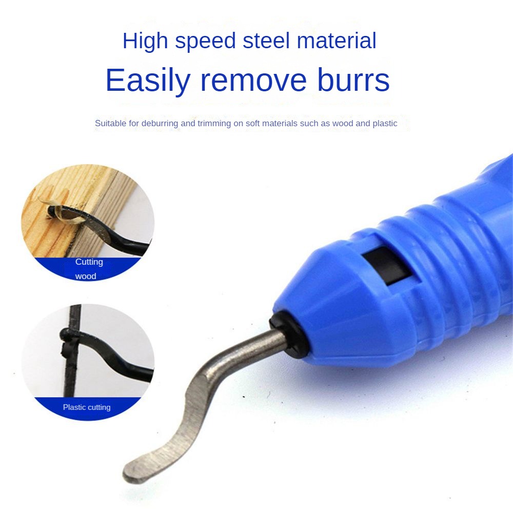 Burr Trimming Cutter NB1100 Handheld Portable Deburring Tool Edge Removing Tools+10pcs BS1010 Replacement Blade