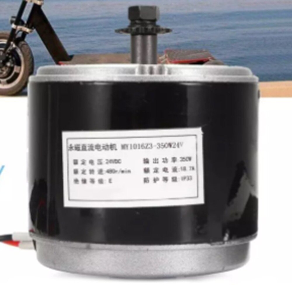 24V 250W de alta velocidad cepillado DC Motor funcional Scooter Eléctrico plegable bicicleta eléctrica cepillo Motor bicicleta accesorios