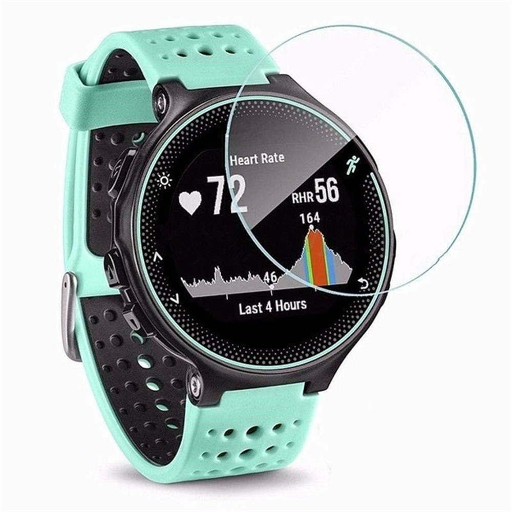 Voor garmin forerunner 235 225 735xt gehard glas 9h schermbeschermfolie voor garmin smart watch schermbeschermfolie