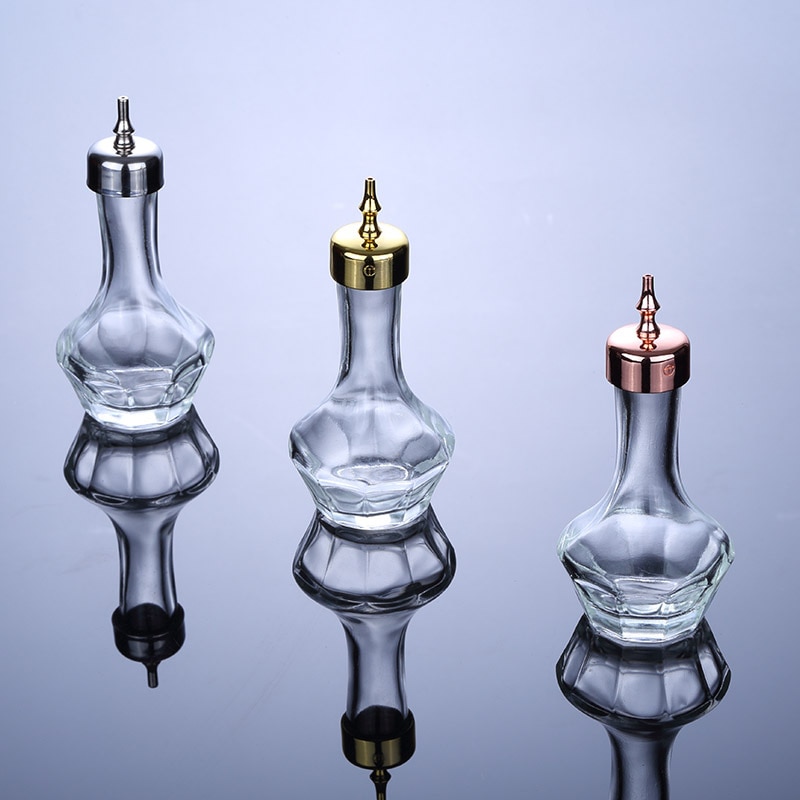 Botella de vino de absenta amarga, botella de medicina de barman de cristal, aparatos sin plomo, herramientas de Bar, Mini Almacenamiento de esencia de vidrio