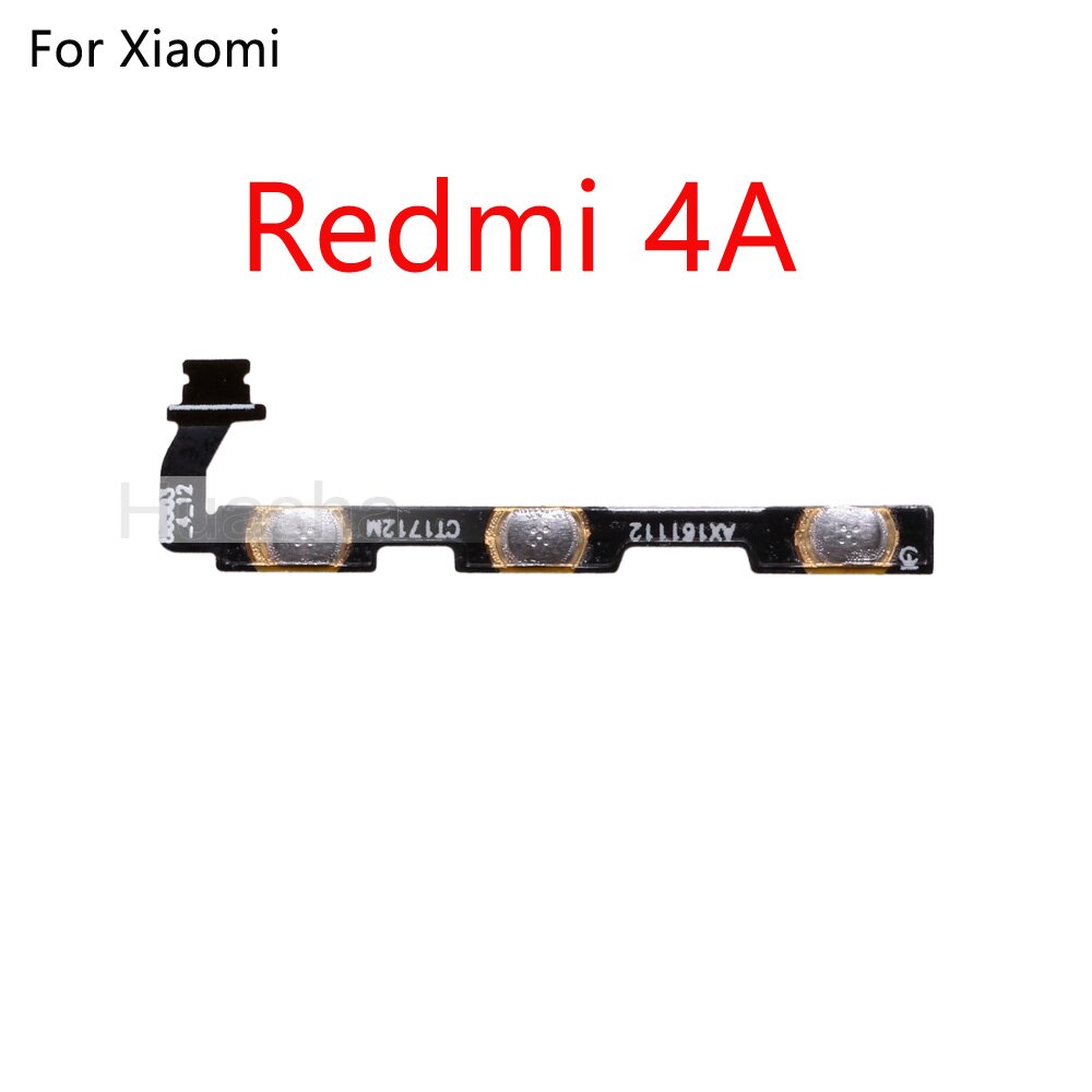 Power Volume Button Switch On Off Button Flex Cable For Xiaomi Redmi 3 3S 4A Note 2 3 4 5 Plus Pro 4X S2: Redmi  4A