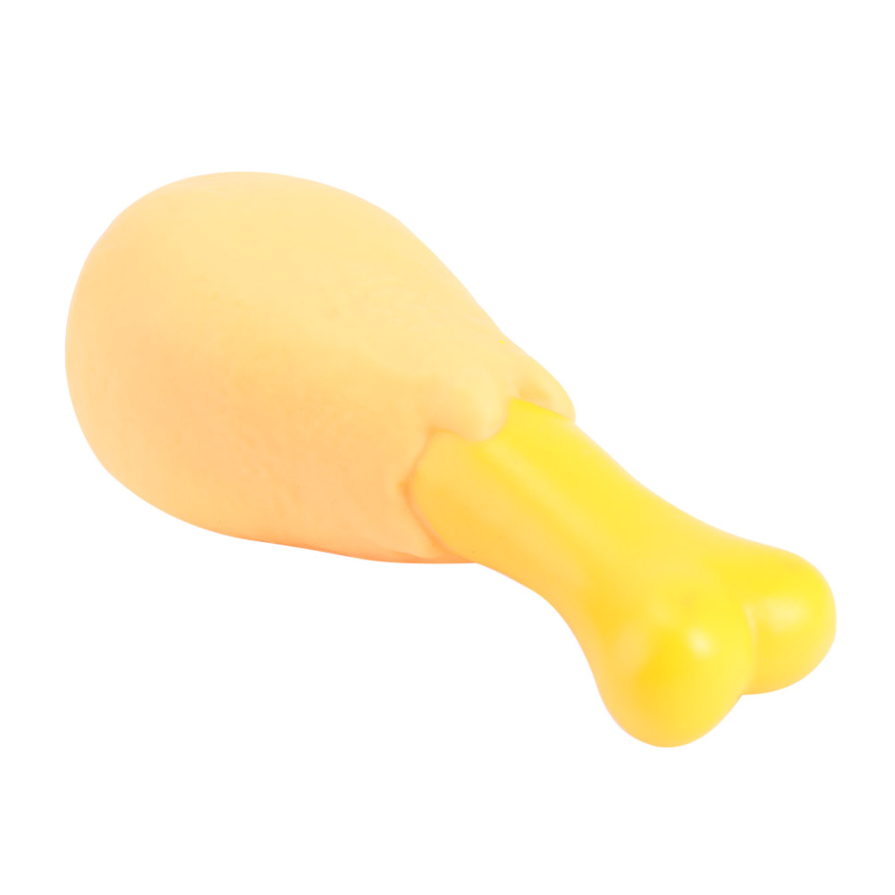 Donut Pet Toy Cartoon Squeaker Quack Sound Dogs Cats Chew Bite Cute Plush Play Puppy Playing Training Funny Chewing: drumsticks