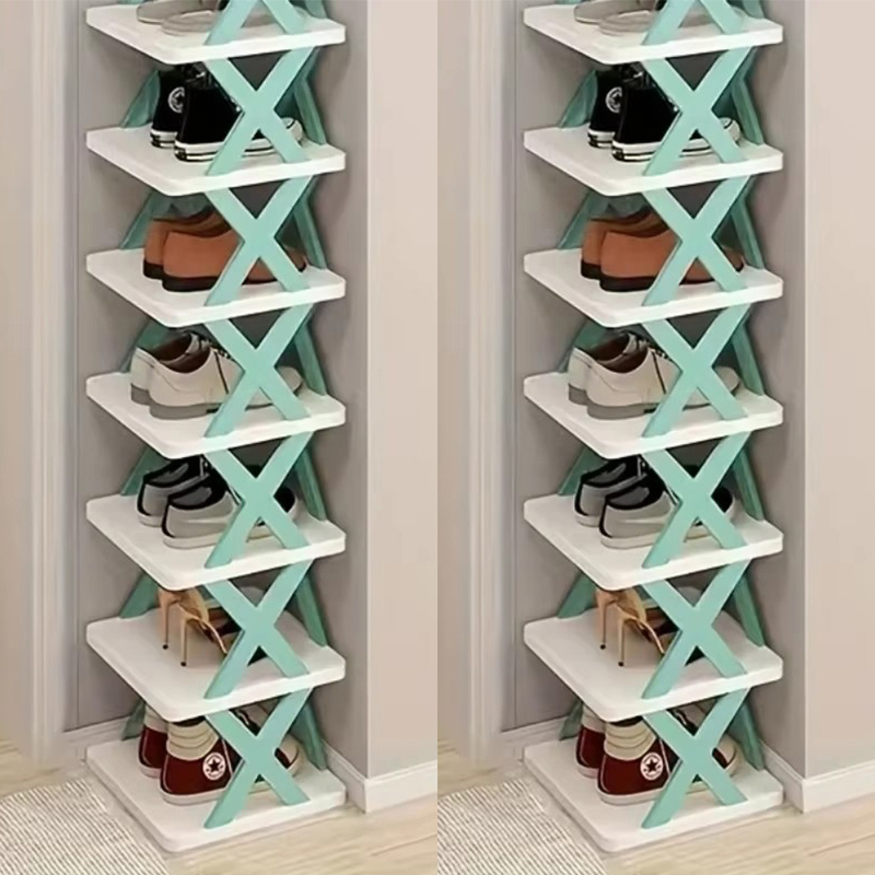 Rack de sapatos organizador de armazenamento rack de sapato destacável salva família rack doméstico multi camada simples sapatos prateleira cor gabinete: vinho