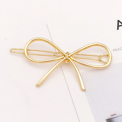 1pcs Knot Hair Pins Kid Girl Baby Butterfly Clips Woman Girl's Styling Holding Tools Section Claw Clamps Pro Salon Accessories: b