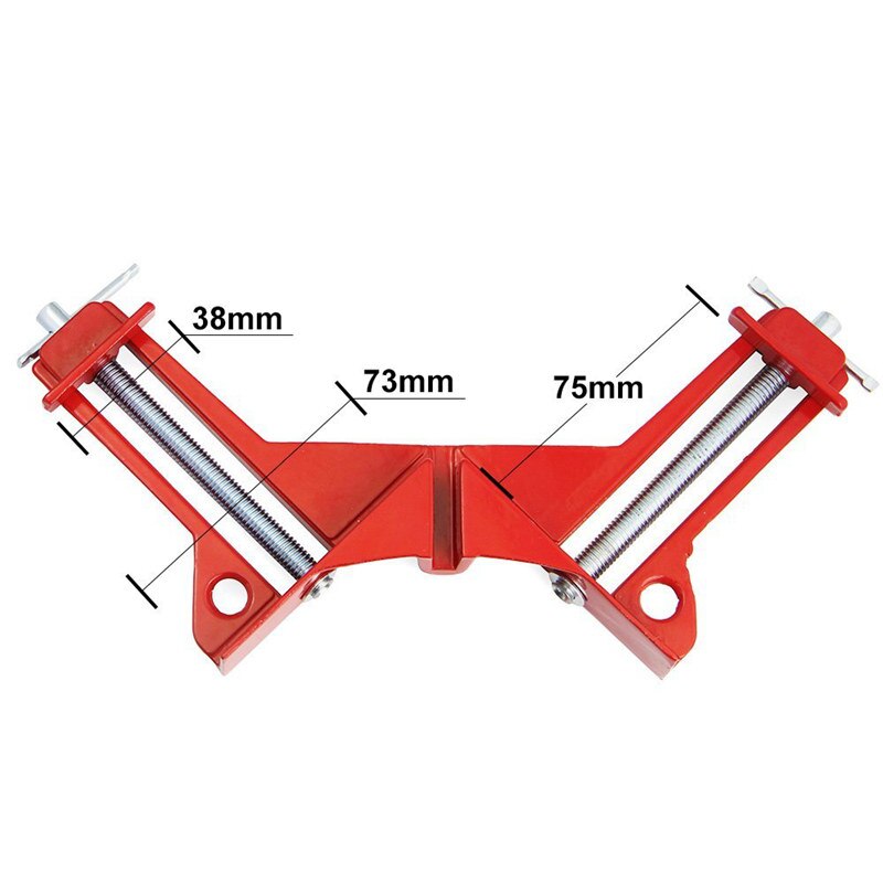 Corner Clamps 3inch 2pcs 90 Degree Right Angle Clamp Mitre Clamp for Wood Working Metal DIY Glass Picture Framing Jig, Quick G