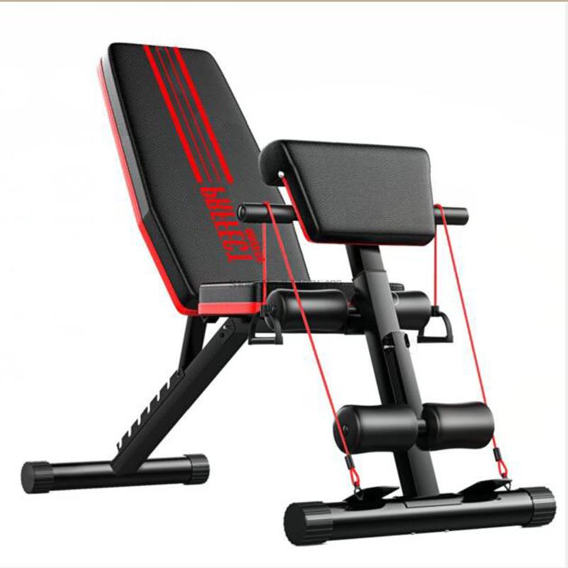 multifunctional folding dumbbell bench, adjustable abdominal muscles, supine board, bench press, fitness chair