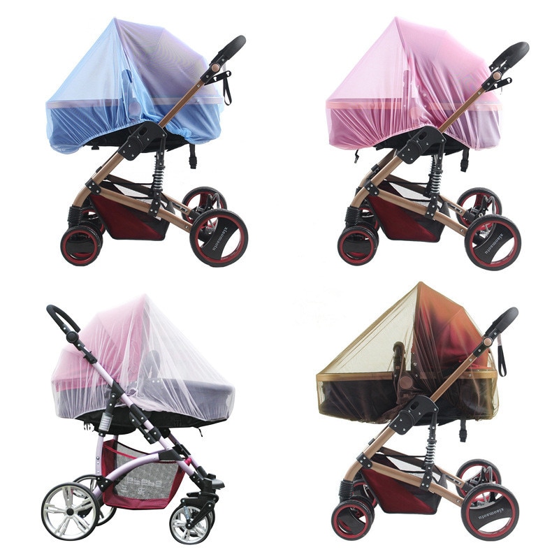 Neugeborenen Baby Kinderwagen Crip Netting Kleinkind Infant Kinderwagen Moskito Insekt Net Sichere Mesh Outdoor Baby Pflege Volle Abdeckung Netting