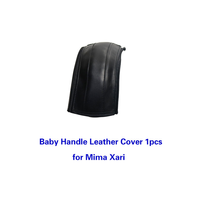 Fundas de cuero PU para manillar de cochecito de bebé, funda protectora para reposabrazos, accesorios para cochecito, Mima Xari: Azul
