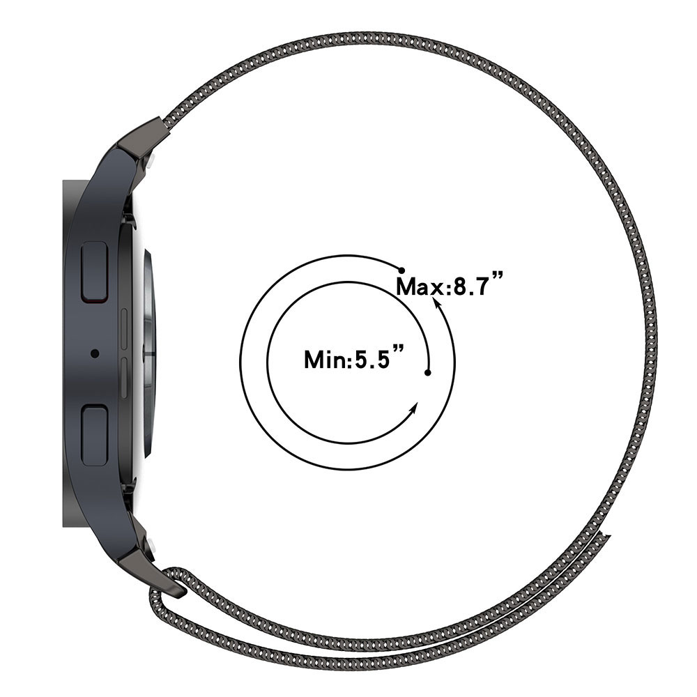 Correa de reloj de acero inoxidable para Samsung Galaxy Watch 7/FE, pulsera magnética de Metal para reloj inteligente, ajuste rápido