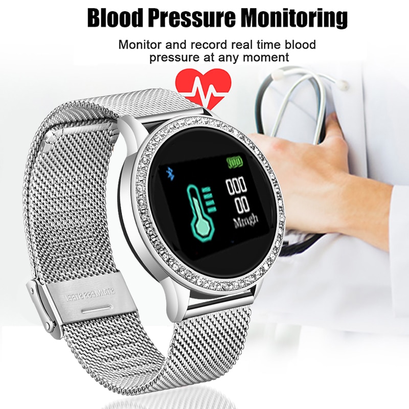 LIGE nouvelle montre intelligente femmes OLED couleur écran Smartwatch hommes Fitness Tracker moniteur de fréquence cardiaque pour Android IOS + Box