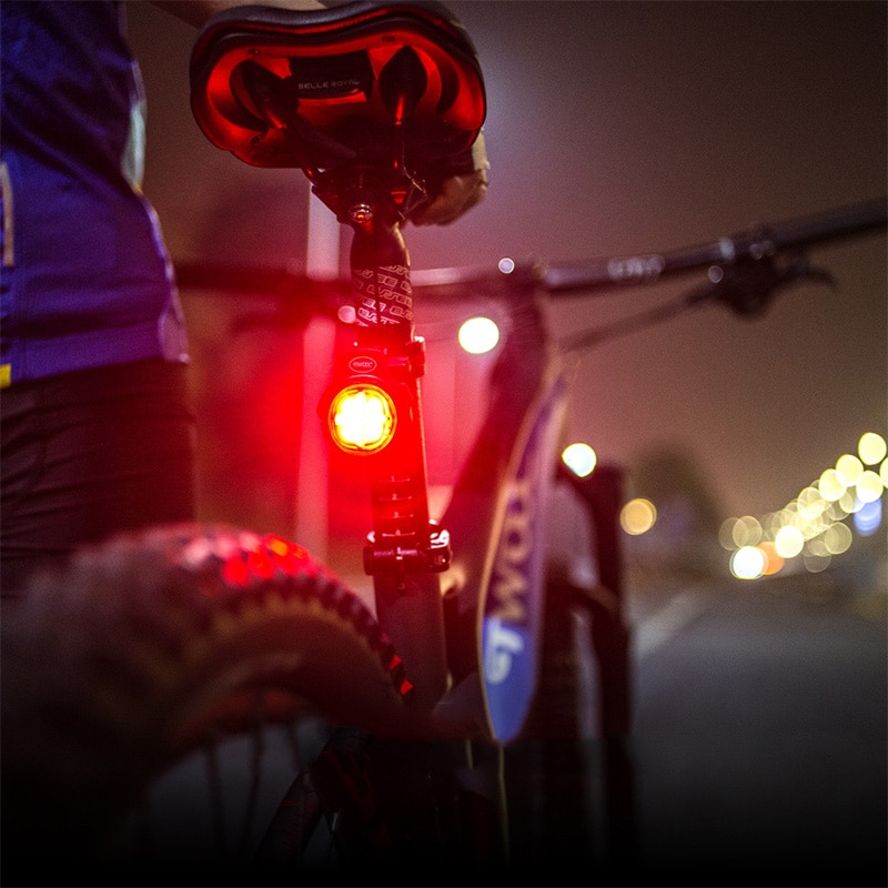 Rem Waarschuwing Fiets Achterlicht USB Oplaadbare Fiets Licht Lamp Heldere Led Flash Achterlicht Voor Fiets Bike Achterlicht