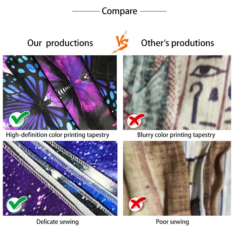 Trippy Psychedelic Mushrooms Hippie Tapestry Hippie Art Large Tie Dye Blanket Wall Hanging For Living Room Bedroom Home Decor