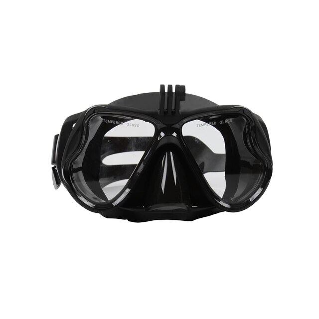 Myopia Diving Masks With Prescription Lens Gopro,Diopter Snorkeling Mask Corrective Scuba Mask For Sports Camera: black