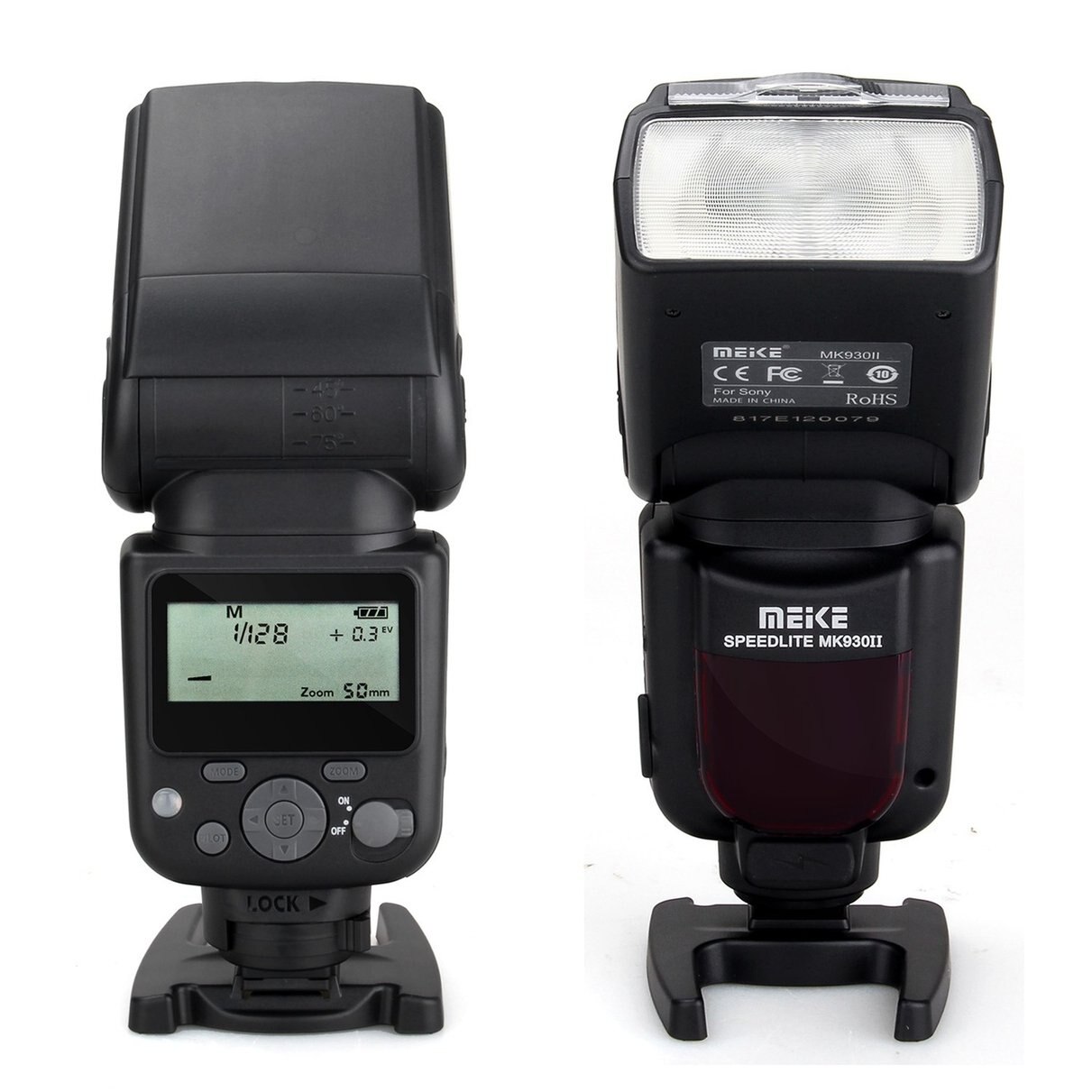 MEIKE MK-930 II GN58 Kamera Blitz Speedlite für Sony MI Hotshoe Kameras - 5600K Farbtemperatur
