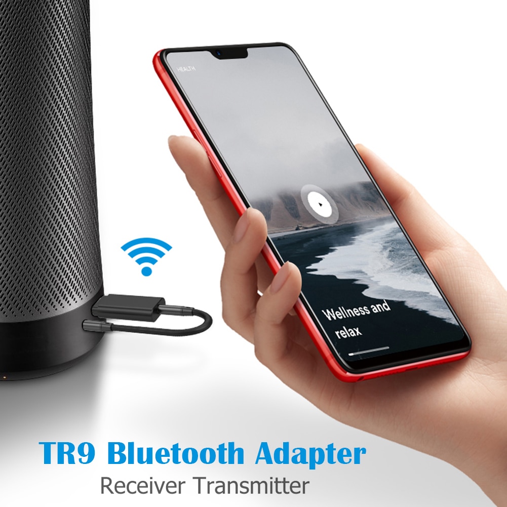 dauerhaft Drahtlose Bluetooth Audio- Sender 3,5mm Jack 100Mbps USB Empfänger Adapter Heimat und Büro geräte 55x20x8mm